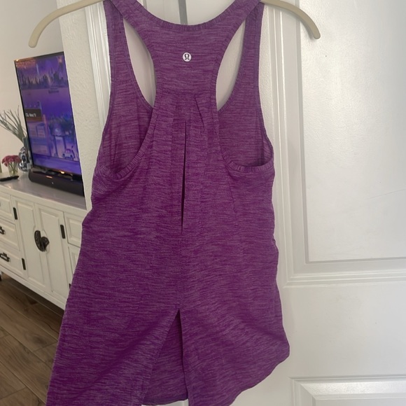 Lululemon Purple Workout Tank - Picture 2 of 2